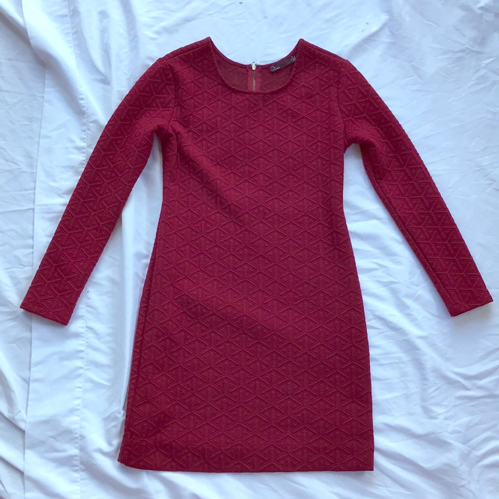 Quilted ZIP Back Dress